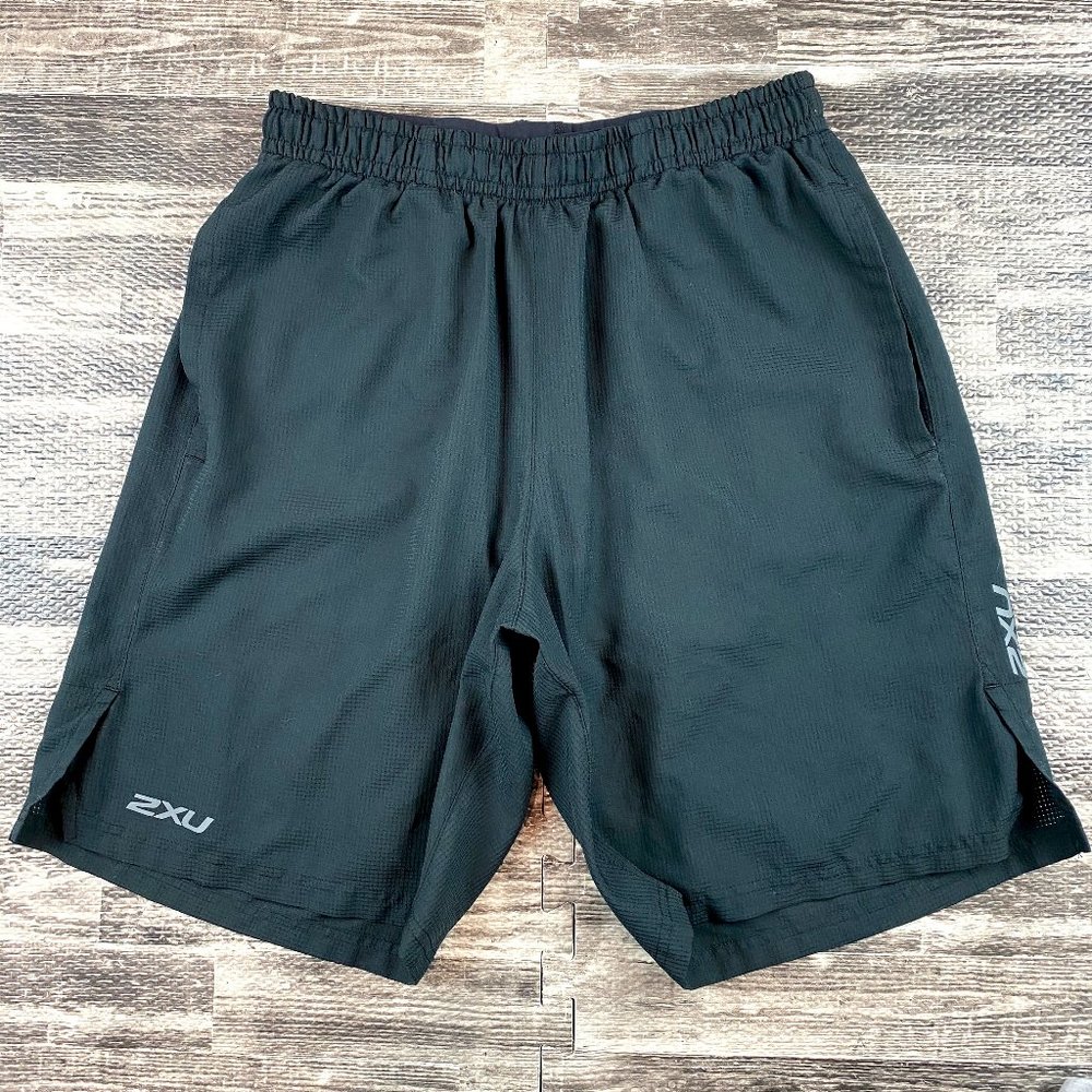 2XU Black Compression Lined Running Short Sz L Large